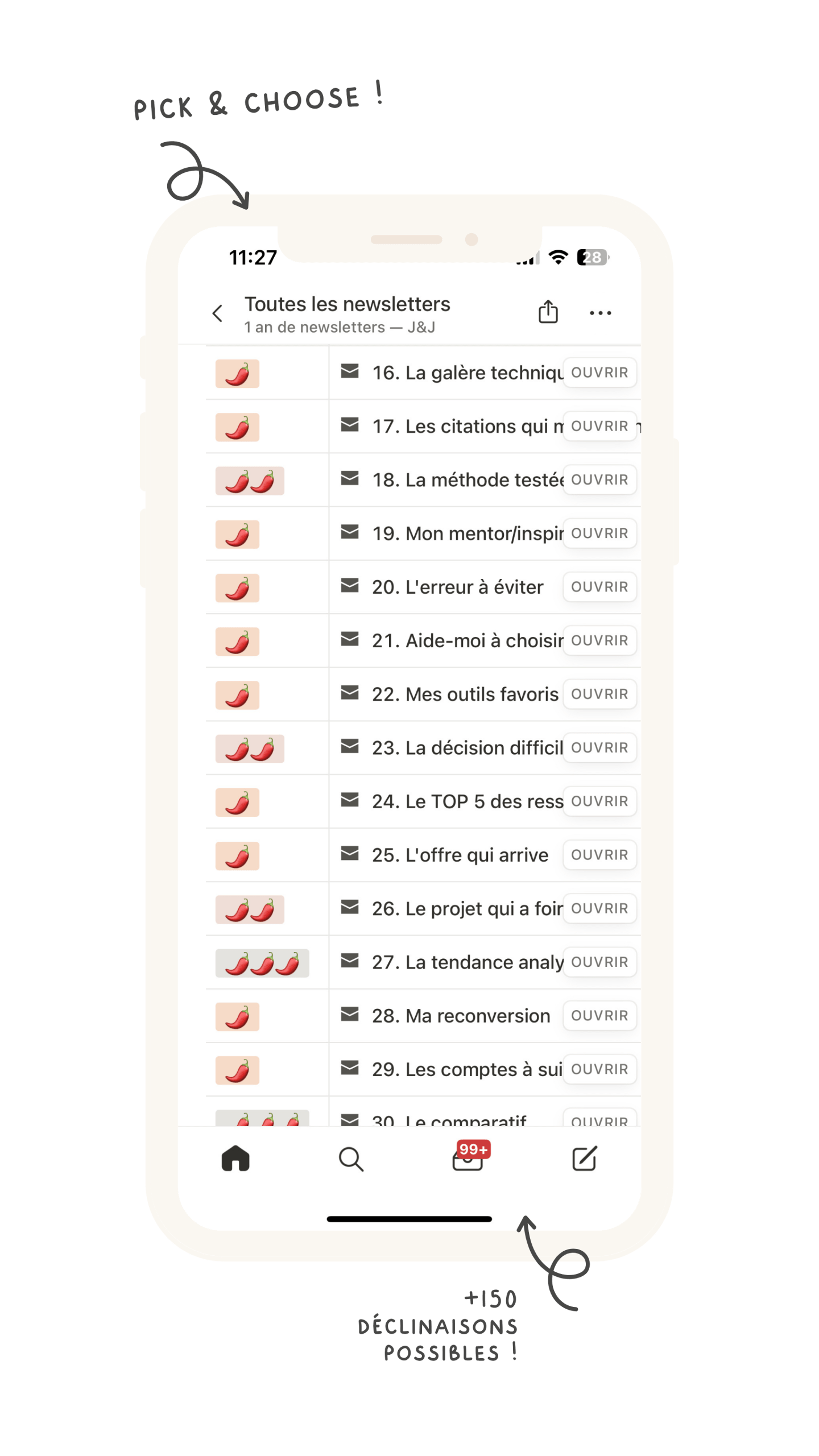 52 newsletters pour entrepreneurs