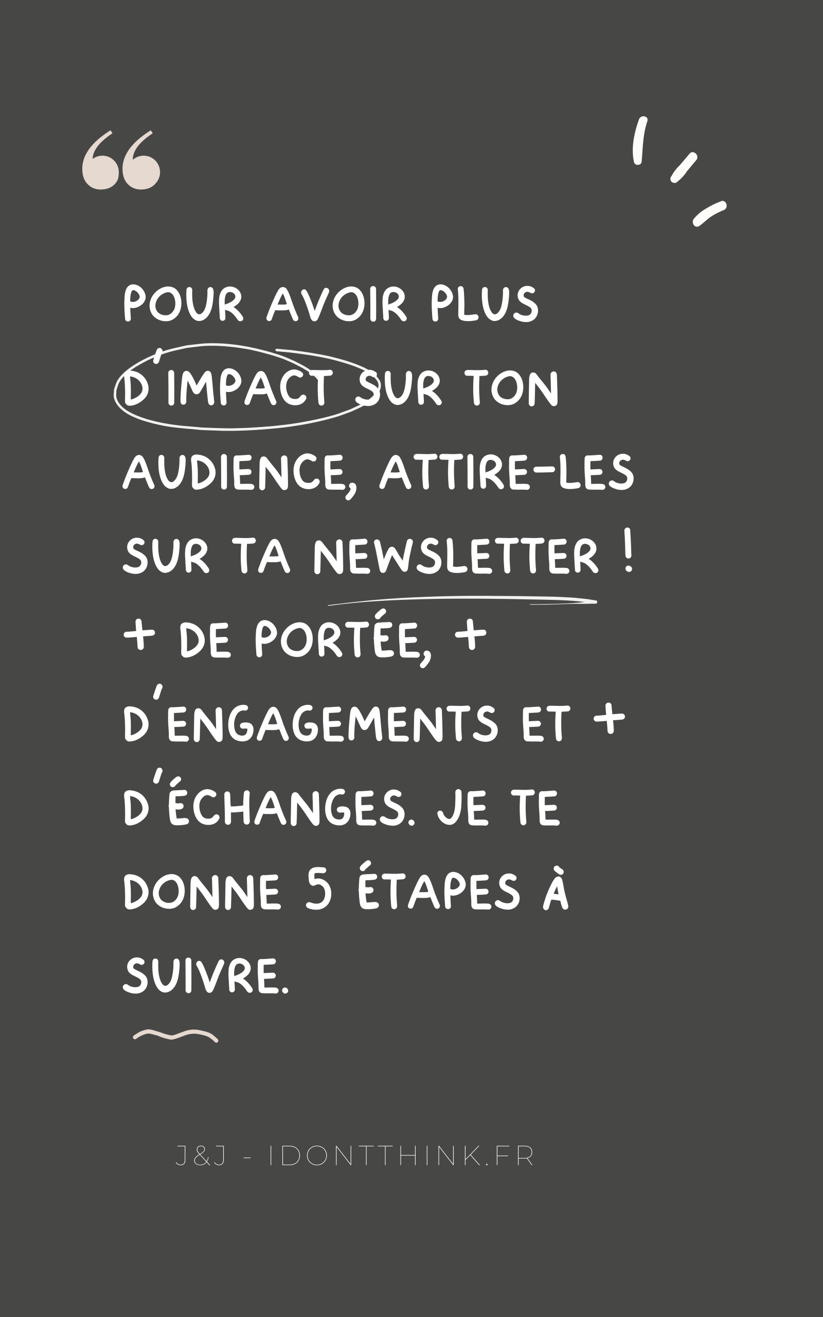 5 étapes pour migrer ton audience d'Instagram vers ta newsletter