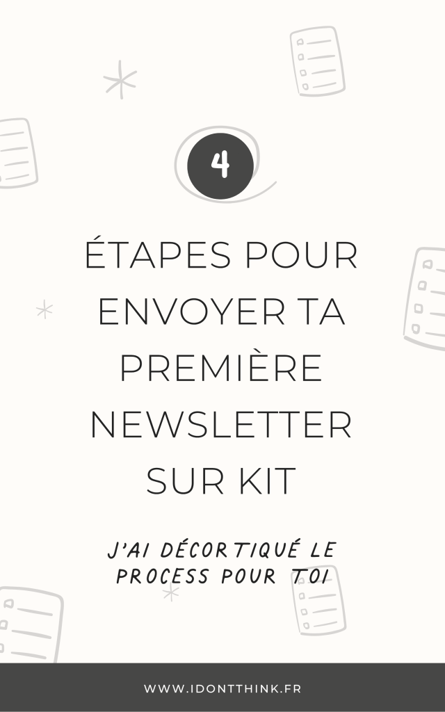 Bien démarrer sur Kit : la checklist complète pour lancer ta newsletter
