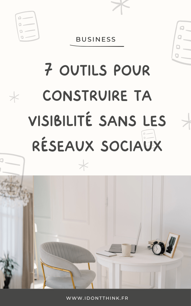 7 outils pour construire ta présence web durablement